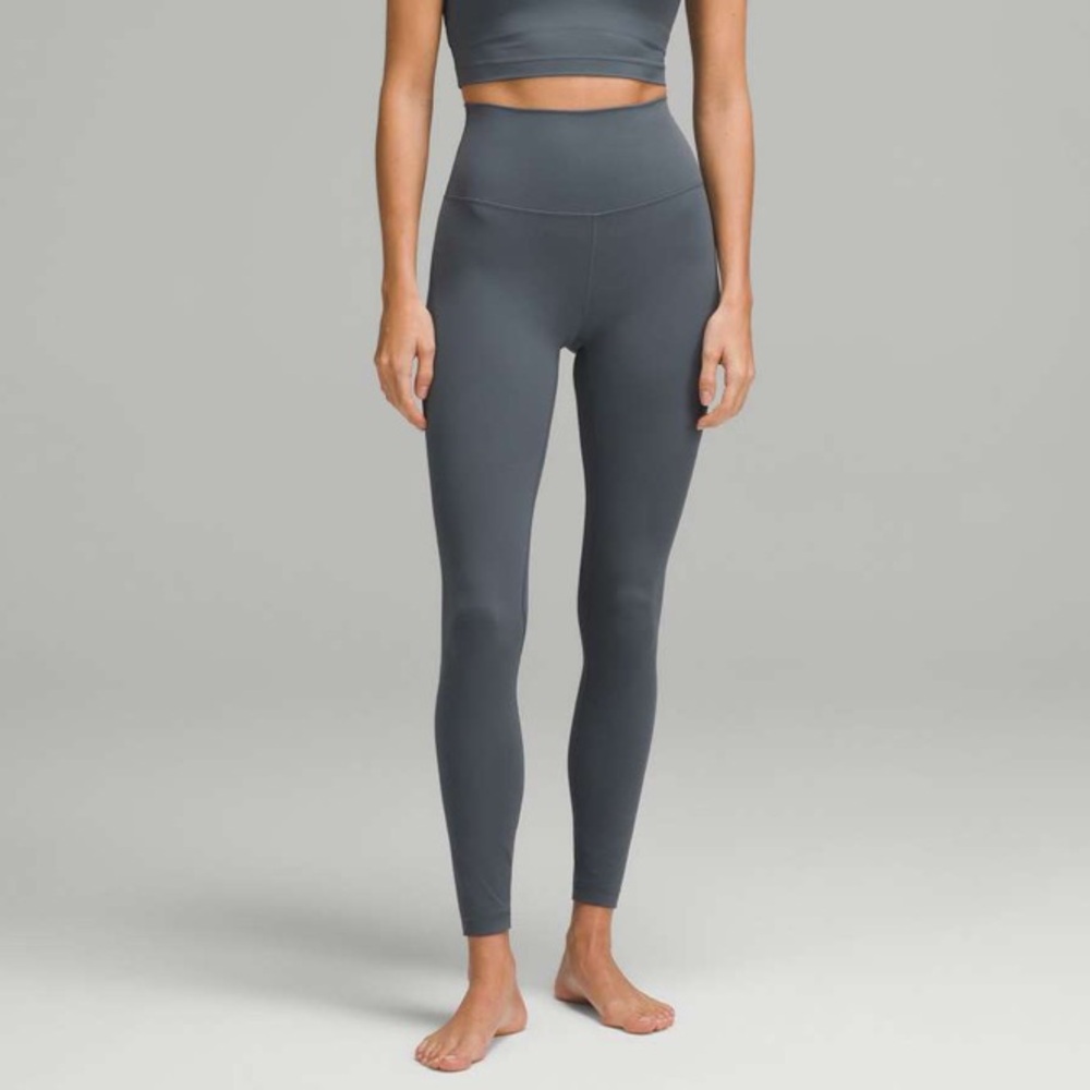 NWT lululemon Align™ High-Rise Oil Grey Leggings Pant 28" discontinued color